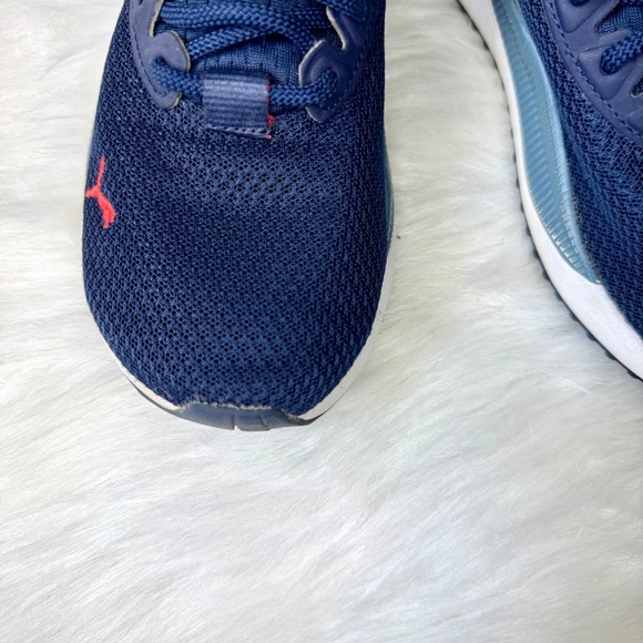 Puma Pacer Future Lace Up Sneakers Youth Boys Size 4.5C Navy Red - Picture 6 of 11